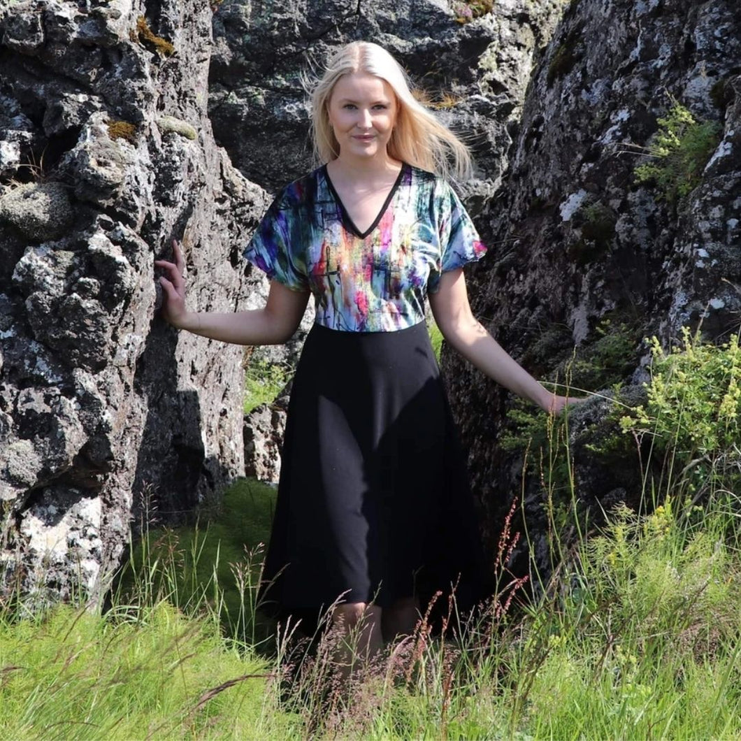 Norðurljósa kjóllinn